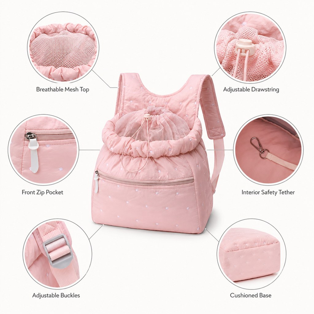 Hands-Free Pet Carrier Backpack for Everyday Outings