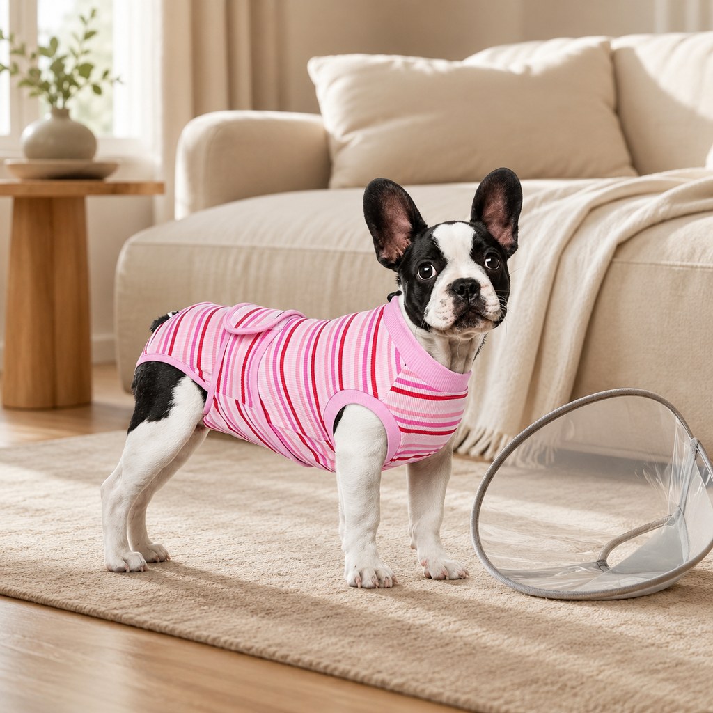 Breathable Dog Recovery Suit for Spay & Neuter Recovery, Soft Cone Alternative Onesie to Help Reduce Licking After Surge