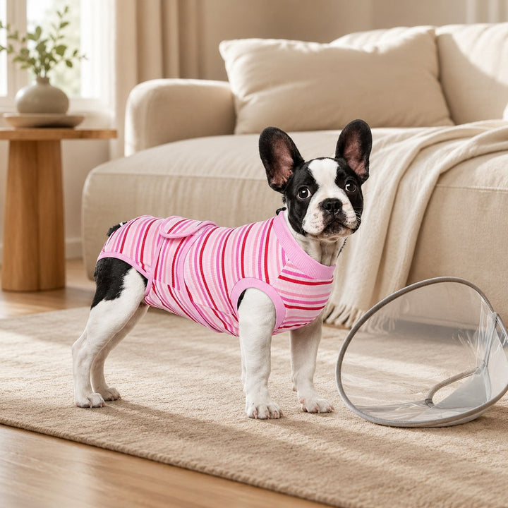 Breathable Dog Recovery Suit for Spay & Neuter Recovery, Soft Cone Alternative Onesie to Help Reduce Licking After Surge