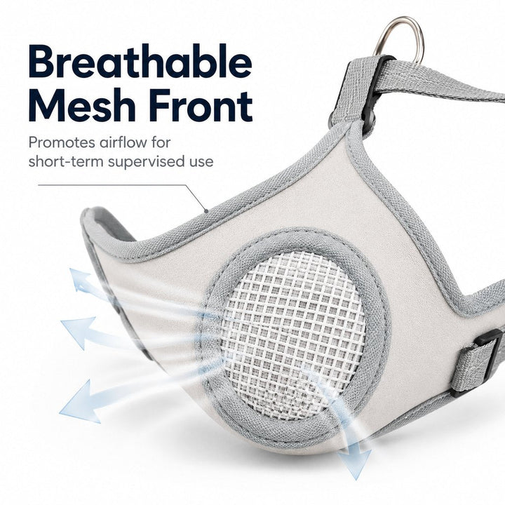 Breathable Dog Muzzle for Walks, Grooming & Vet Visits