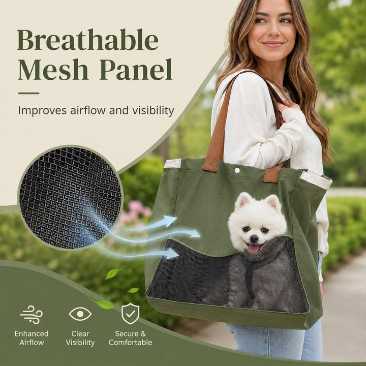 Pet Carrier Tote Bag for Cats & Small Dogs