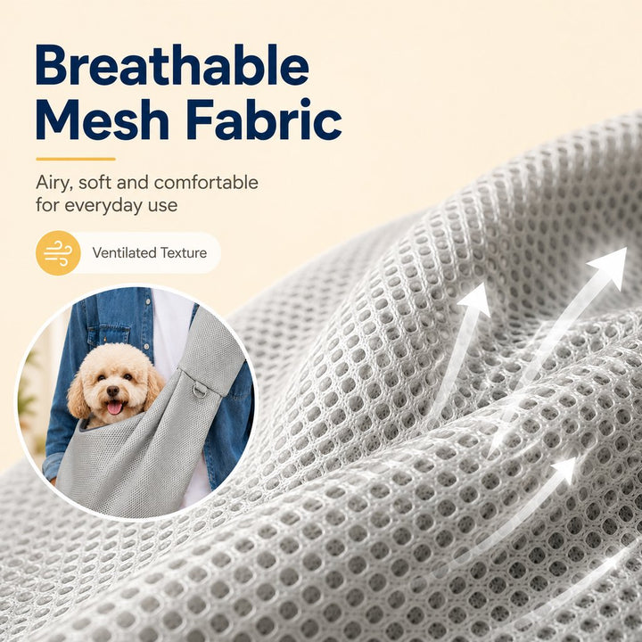 Crossbody Pet Sling Carrier for Small Dogs & Cats