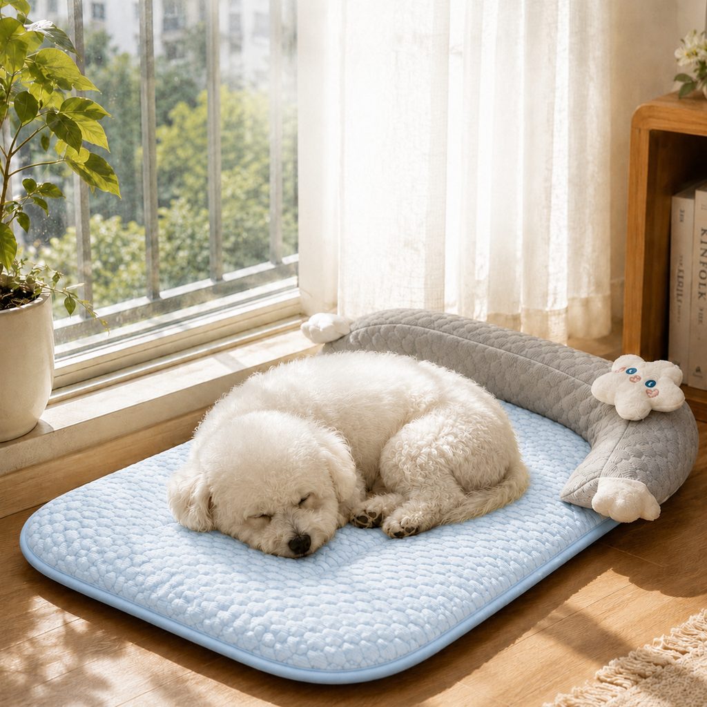 Breathable Pet Sofa Mat for Sunny Window Naps & Hard Floors