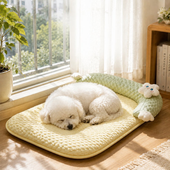 Breathable Pet Sofa Mat for Sunny Window Naps & Hard Floors