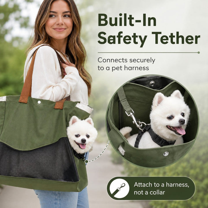 Pet Carrier Tote Bag for Cats & Small Dogs