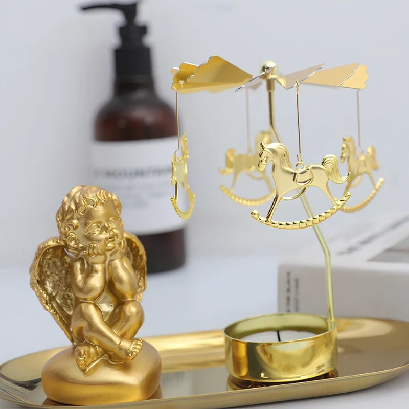 Candle Carousel | Whispers in Motion, Decorative & Versatile