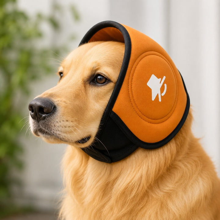 Calming Dog Ear Muffs for Fireworks, Thunderstorms & Grooming
