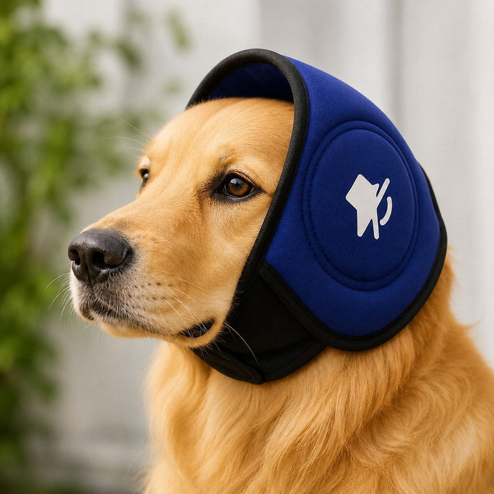 Calming Dog Ear Muffs for Fireworks, Thunderstorms & Grooming