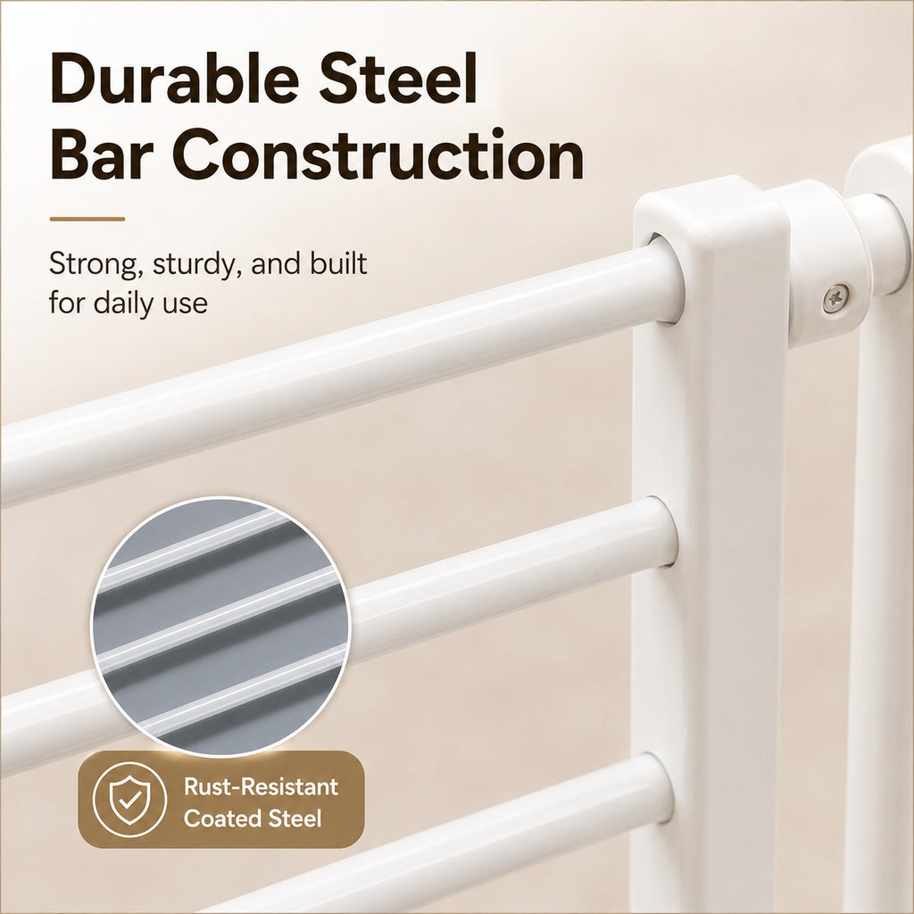 No-Drill Expandable Pet Gate for Doorways | Adjustable Indoor Barrier for Small Dogs