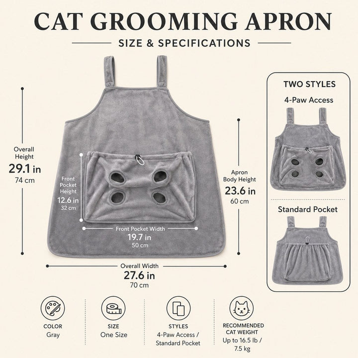 Cat Grooming & Cuddle Apron