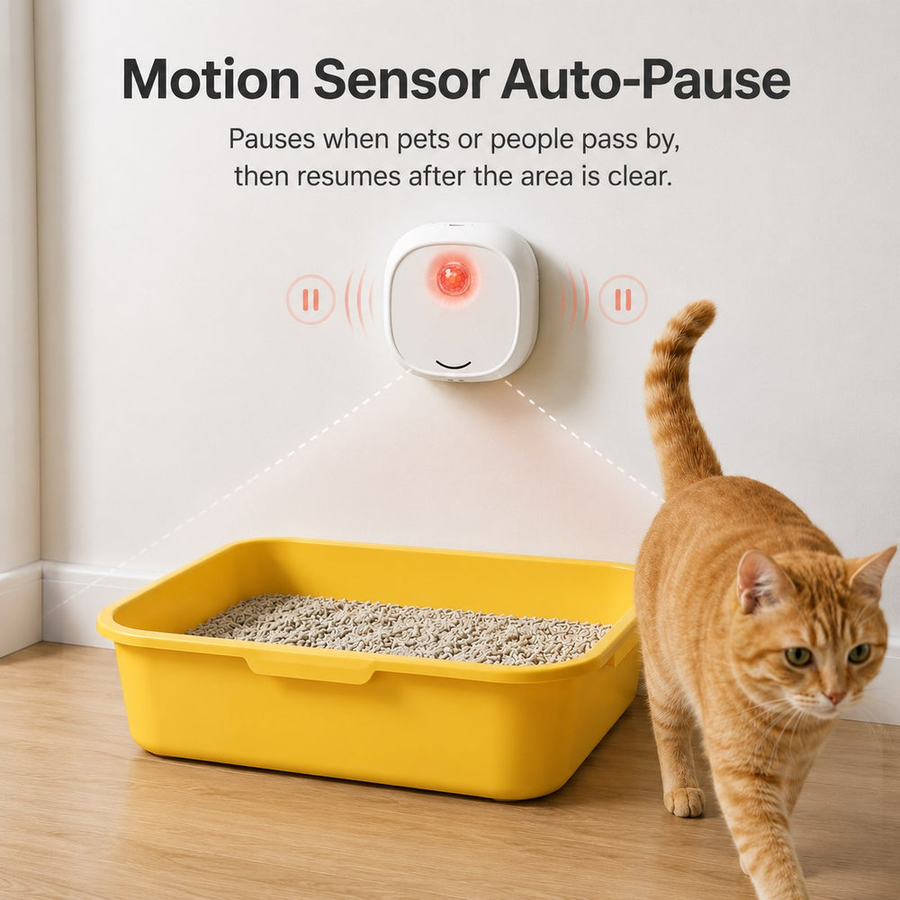 Smart Cat Litter Box Deodorizer for Apartments & Bathrooms