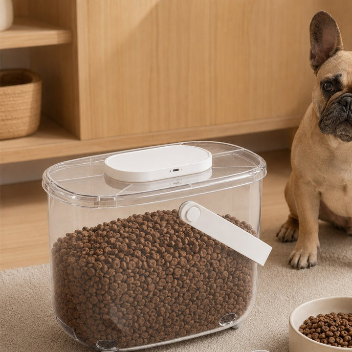10L Automatic Vacuum Pet Food Storage Container for Pantry & Feeding Stations