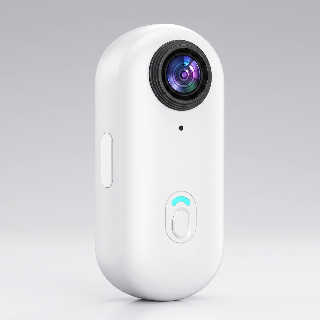 Compact 4K Wearable Action Camera with 128GB Storage and Wide Angle Lens