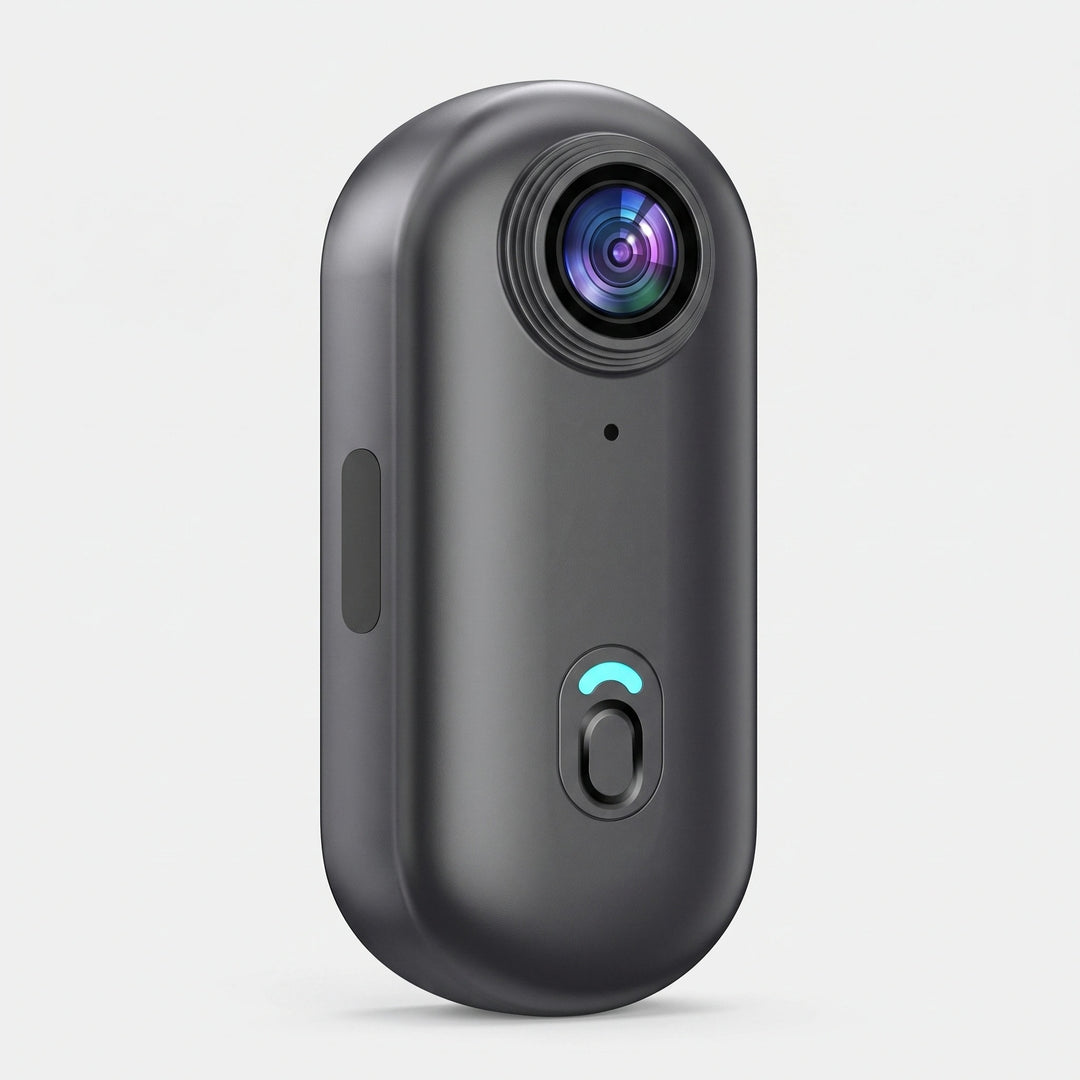 Compact 4K Wearable Action Camera with 128GB Storage and Wide Angle Lens