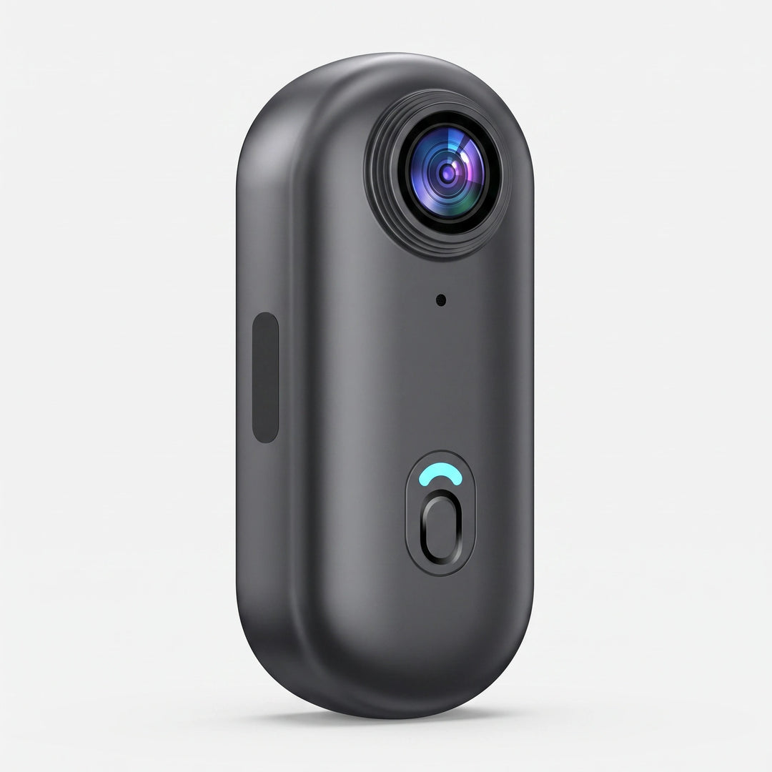 Compact 4K Wearable Action Camera with 128GB Storage and Wide Angle Lens