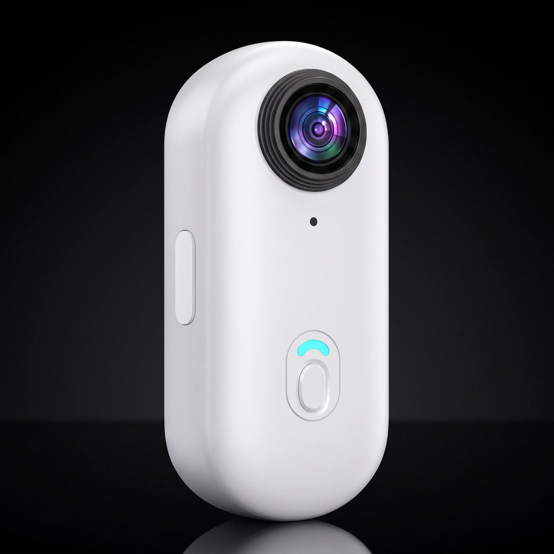 Compact 4K Wearable Action Camera with 128GB Storage and Wide Angle Lens