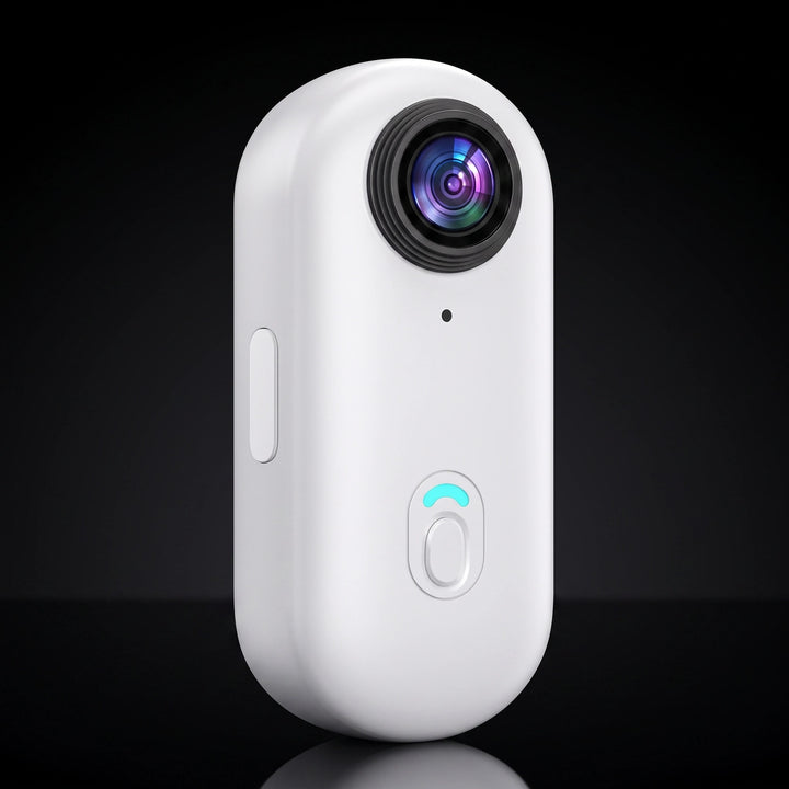 Compact 4K Wearable Action Camera with 128GB Storage and Wide Angle Lens