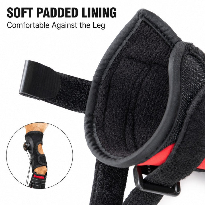 Adjustable Tension-Dial Dog Paw-Lift Support Boots