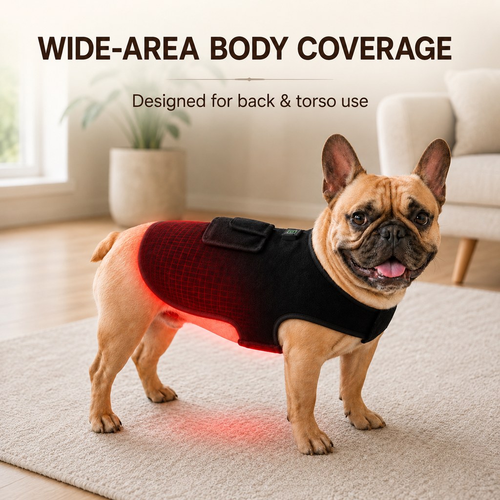 Pet Red Light Therapy Vest for Dogs & Cats