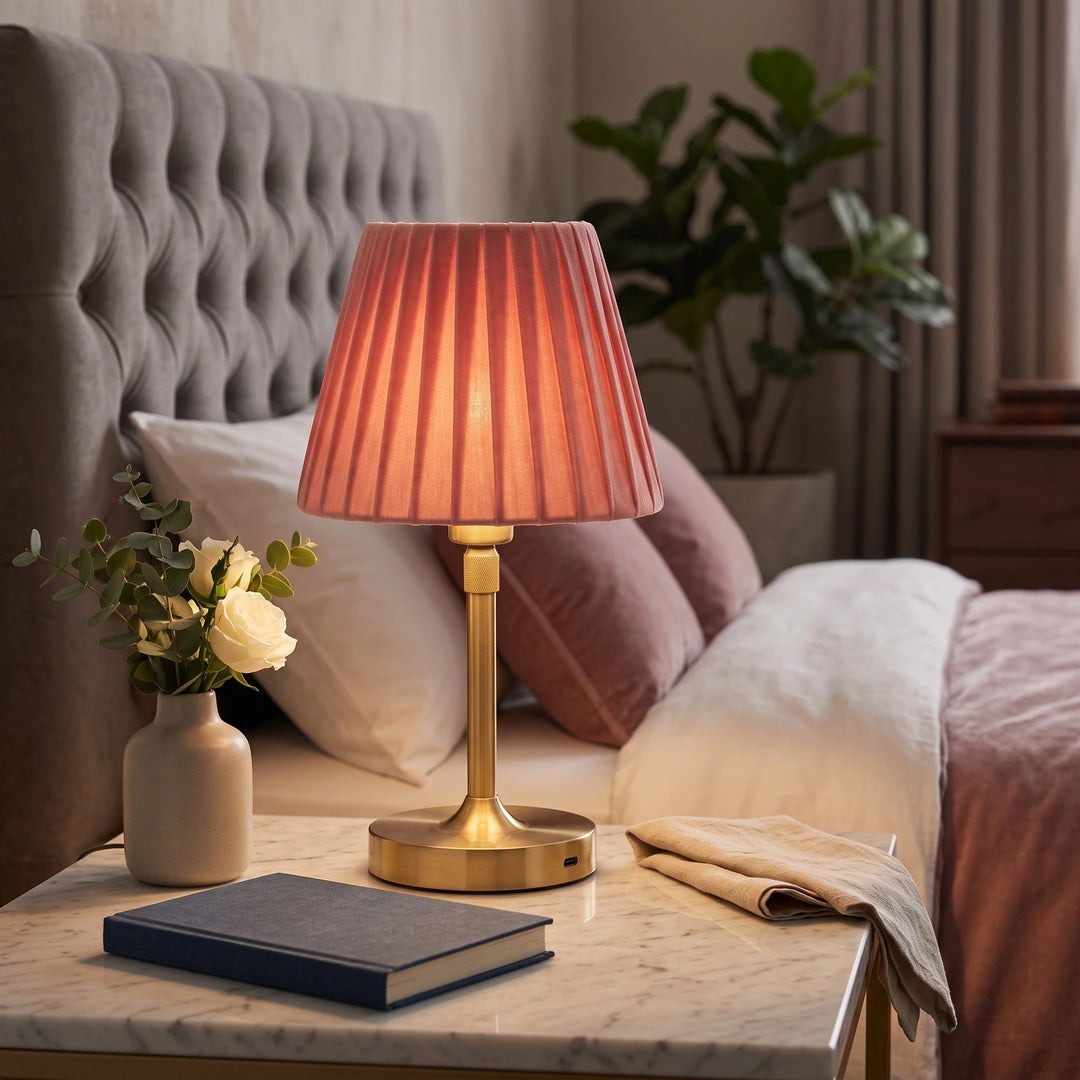 Cordless Rechargeable Table Lamp with USB-C Charging and 3 Brightness Levels