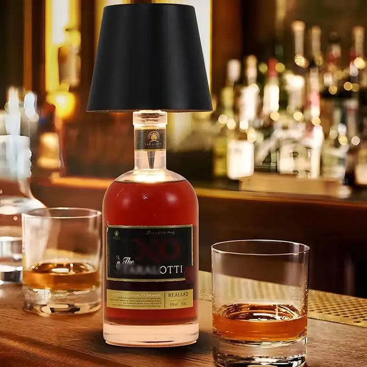 Rechargeable LED Bottle Lamp - Cordless Wine Bottle Light Insert