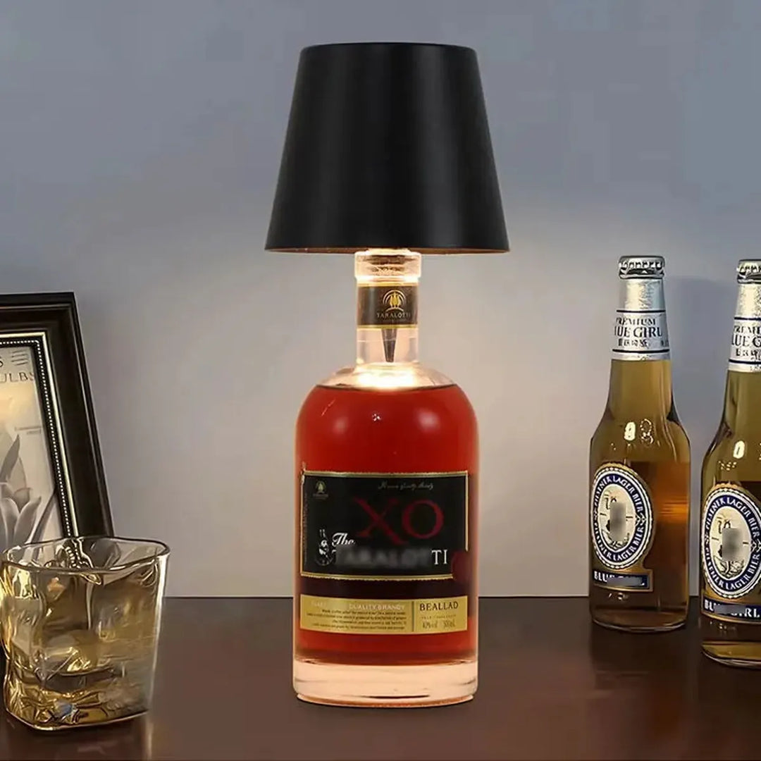 Rechargeable LED Bottle Lamp - Cordless Wine Bottle Light Insert