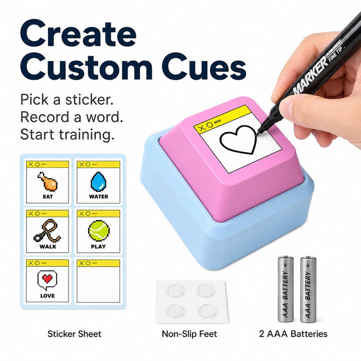 PawTalk Recordable Pet Communication Button for Dogs & Cats