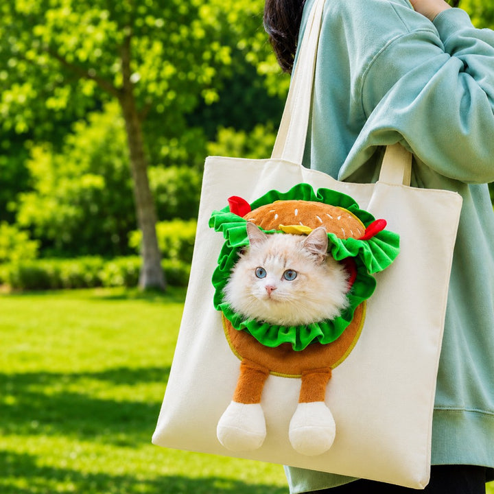 Head-Out Cat Carrier Tote for Walks & Vet Visits