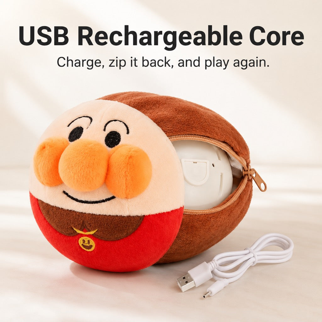 Interactive Electric Bouncing Plush Dog Toy for Indoor Chase Play & Bored Dogs