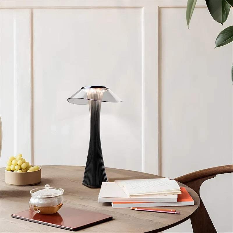 Sculpted Flare Lamp | Stylish and Elegant Design, Rechargeable Battery