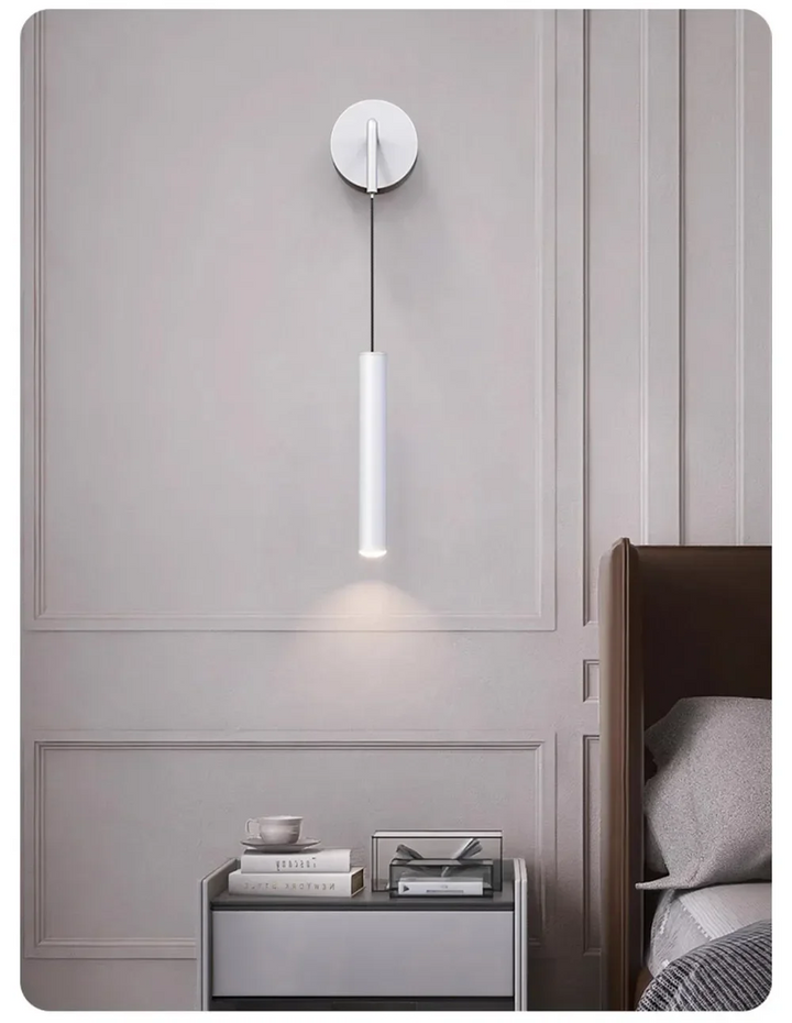 Modern Aluminium LED Wall Light – Minimalist Bedside Reading Sconce |