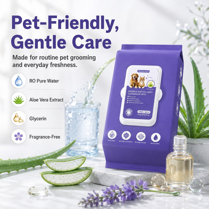 Frenchie Daily Grooming Kit for After-Walk & Between-Bath Care