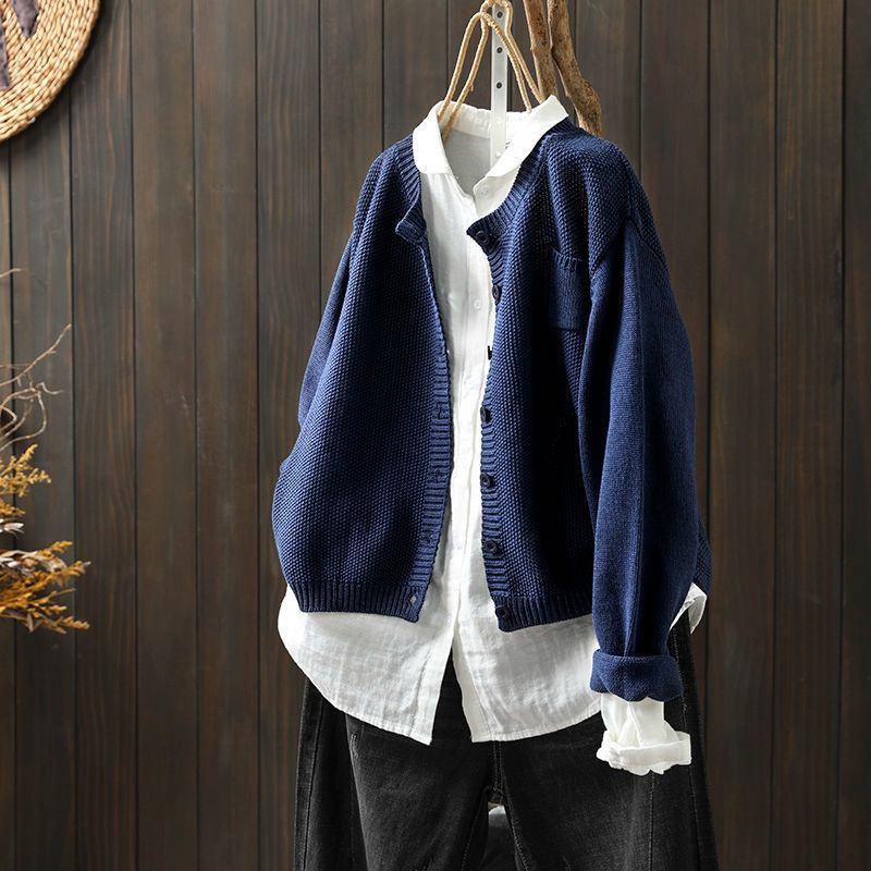 Women's Classic Button-Front Casual Cardigan