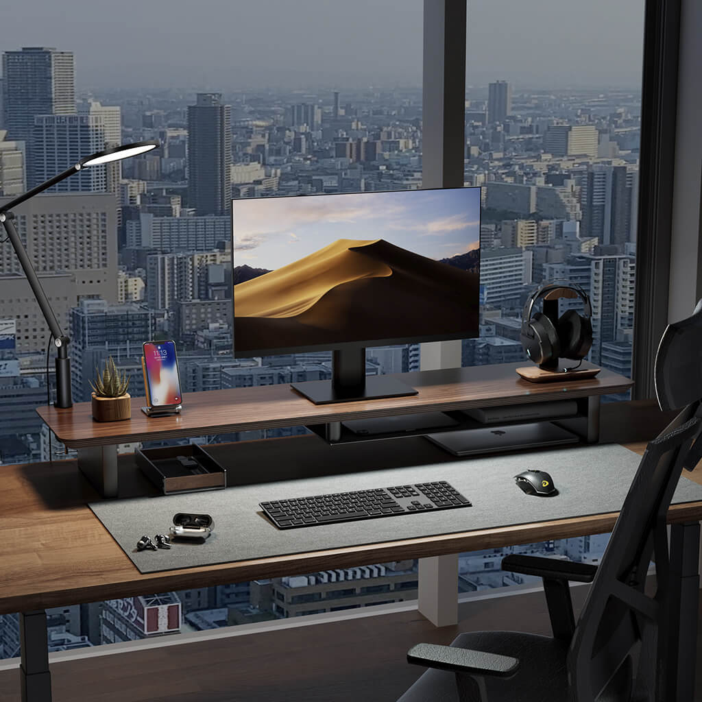 Desk Shelf Monitor Stand – Ergonomic & Organised