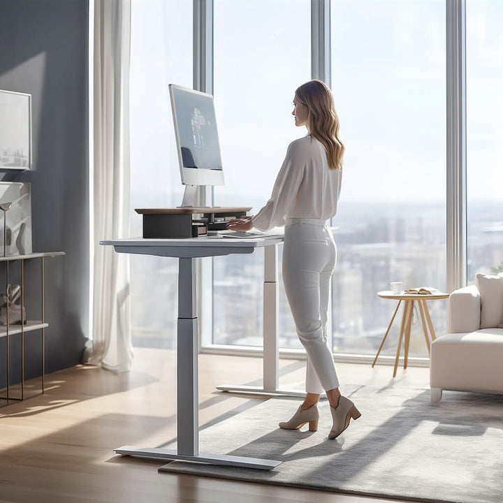 Desk Shelf Monitor Stand – Ergonomic & Organised