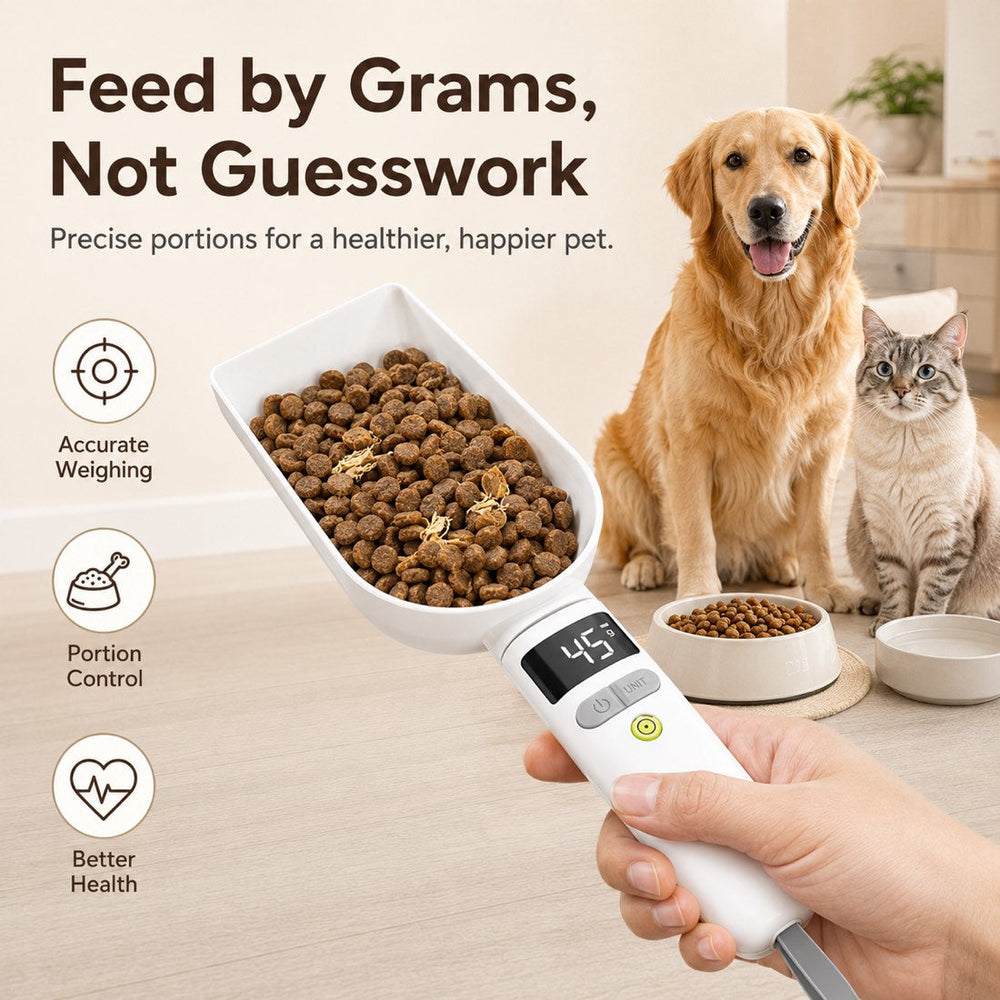Digital Pet Food Measuring Spoon | Precision Portion Control for Cats & Dogs