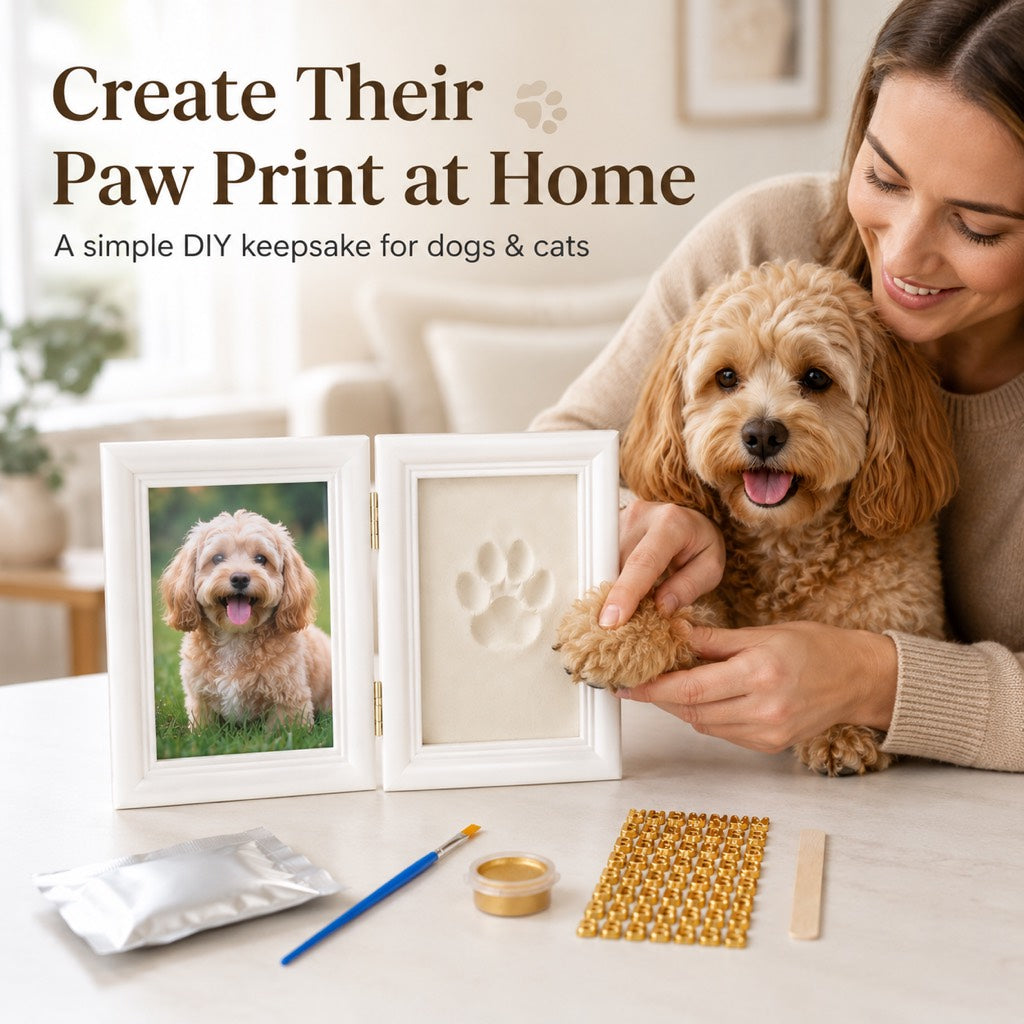 Pet Paw Print Frame Kit for Dogs & Cats