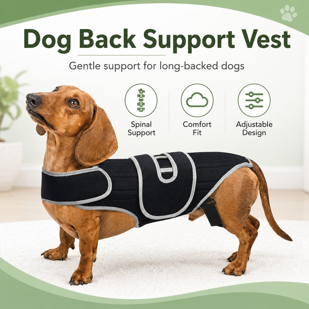 Dog Back Support Vest for Daily Walks & Home Recovery