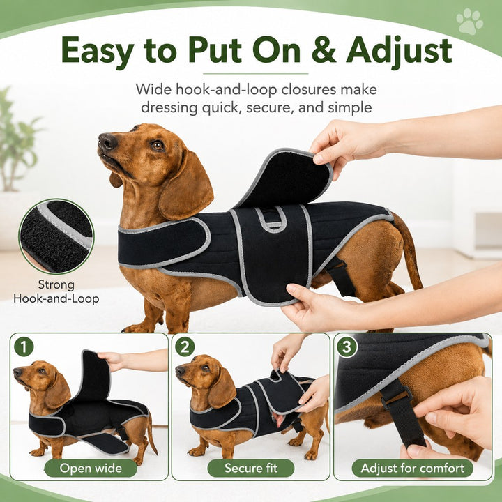 Dog Back Support Vest for Daily Walks & Home Recovery