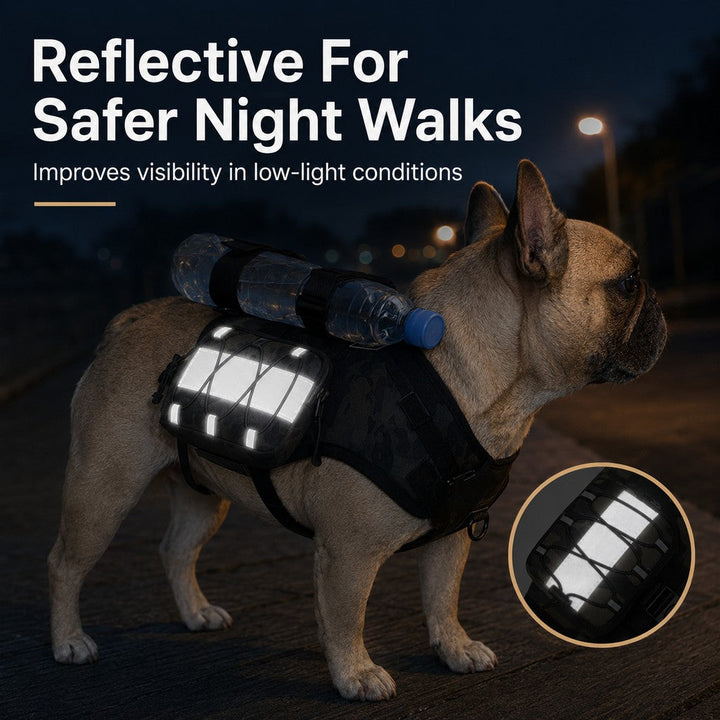 Dog Backpack Harness for Hiking & Daily Walks