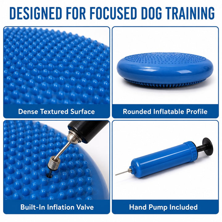 Inflatable Dog Balance Disc with Pump