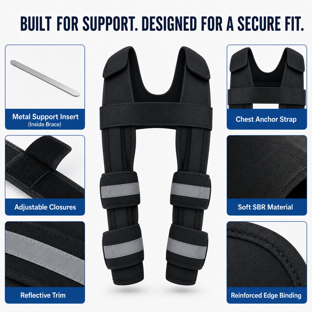 Dog Double Front Leg Support Brace for Unsteady Walking