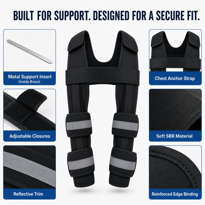 Dog Double Front Leg Support Brace for Unsteady Walking