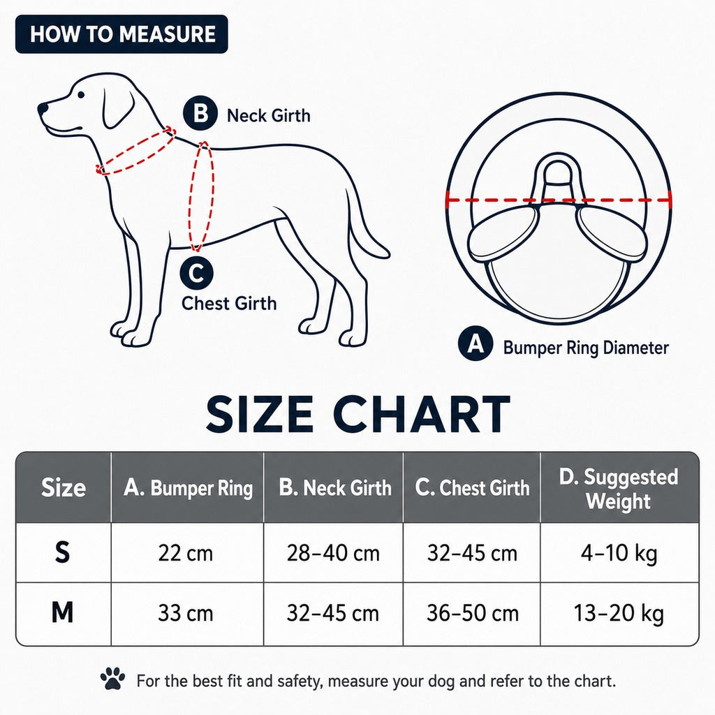 Adjustable Dog Bumper Ring Harness for Safer Home Walking