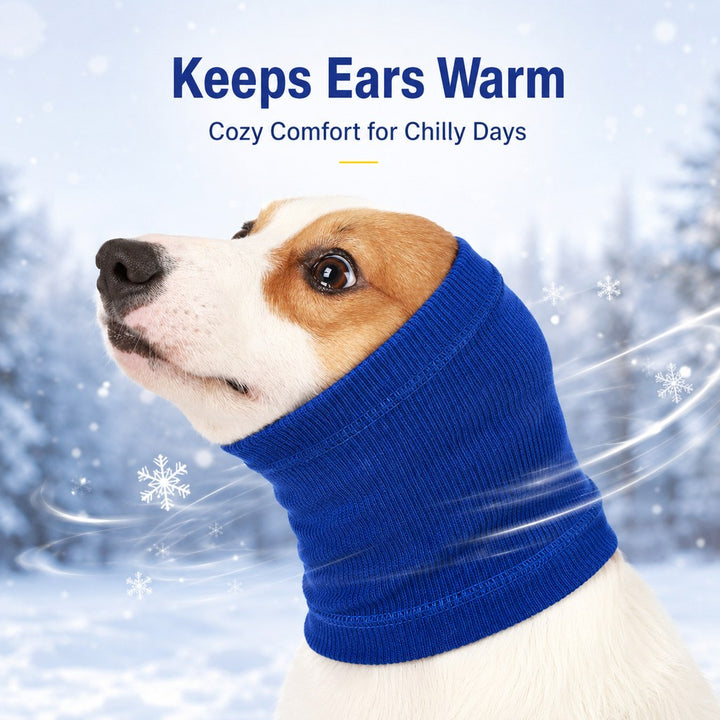 Dog Calming Head Wrap for Thunder, Fireworks & Cold Walks