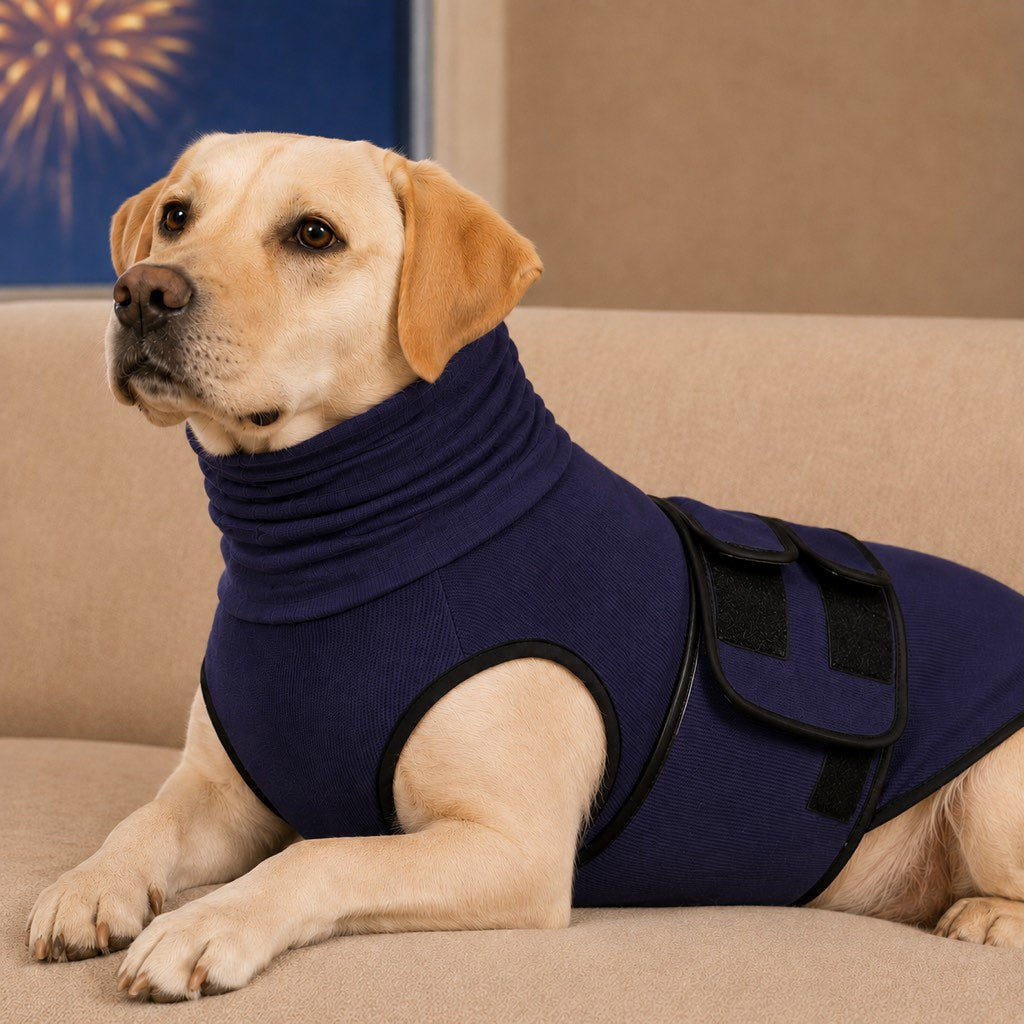 Dog Calming Shirt for Fireworks & Thunderstorms