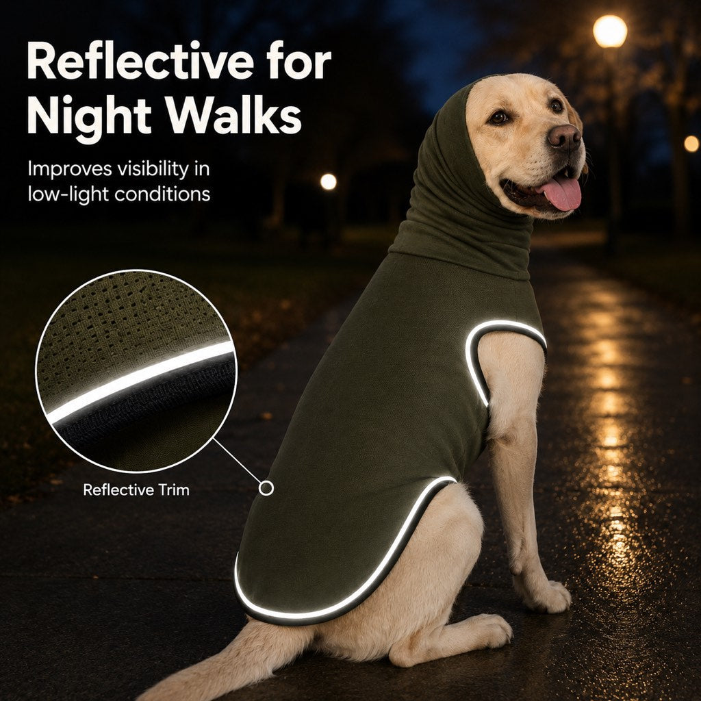 Dog Calming Shirt for Fireworks & Thunderstorms