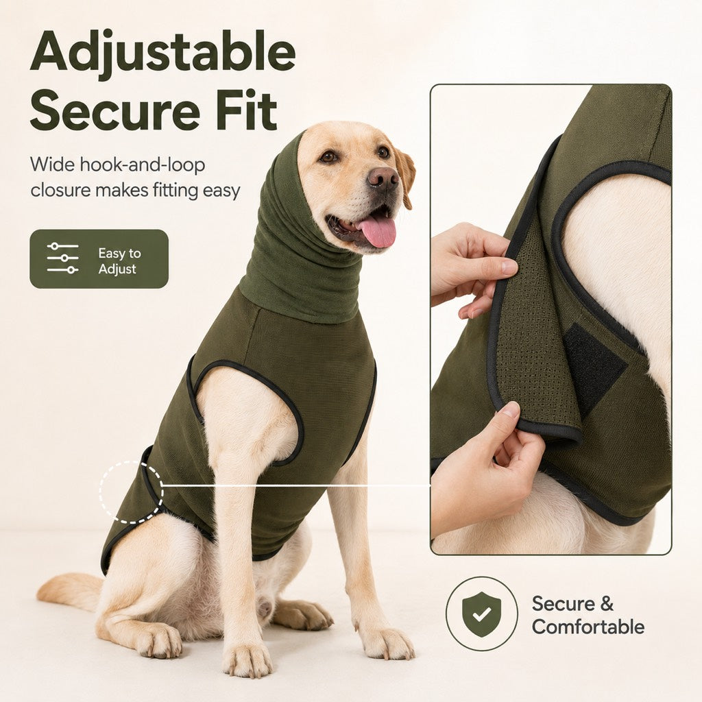Dog Calming Shirt for Fireworks & Thunderstorms