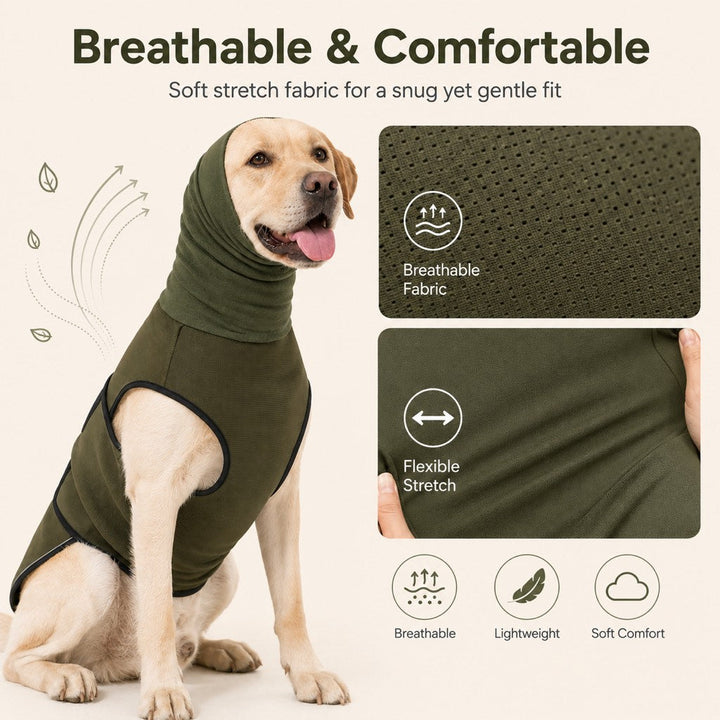 Dog Calming Shirt for Fireworks & Thunderstorms