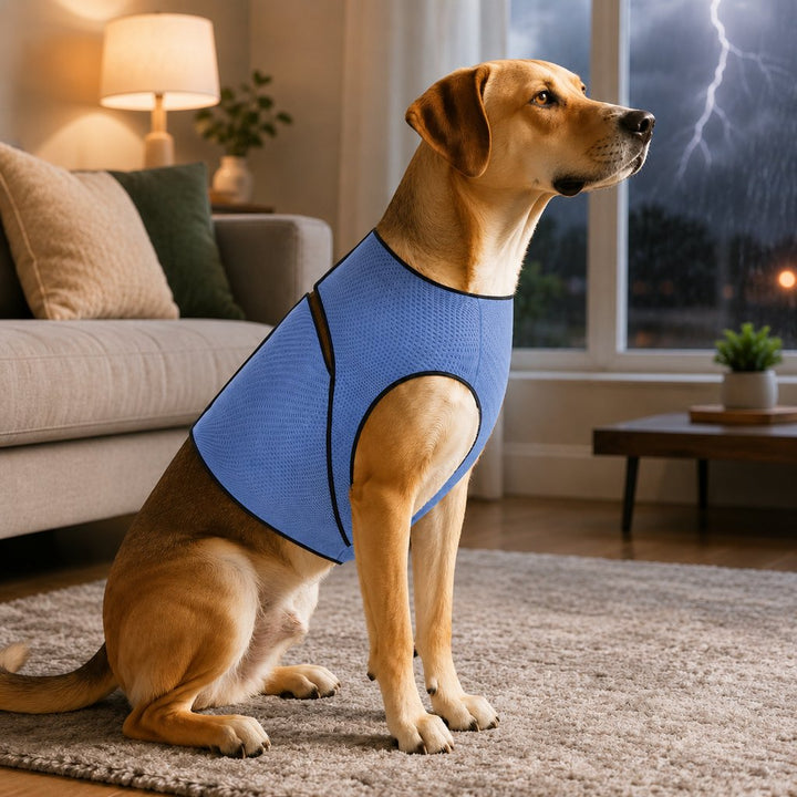 Dog Calming Wrap Vest for Thunderstorms, Fireworks & Travel
